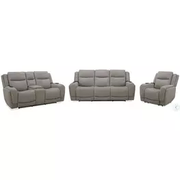 Perriton Frappe Zero Gravity Power Reclining Living Room Set With Heat And Massage