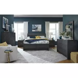 Kinsley Black Heron Panel Bedroom Set