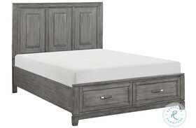 Garretson Gray Platform Storage Bedroom Set from Homelegance | Coleman ...
