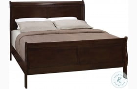Louis Philippe Cappuccino Sleigh Bedroom Set From Coaster 202411q Coleman Furniture