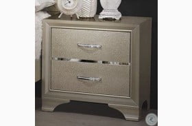 Beaumont Champagne Upholstered Panel Bedroom Set from ...