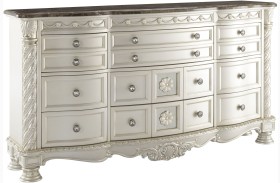 Cassimore North Shore Pearl Silver Upholstered Poster ...