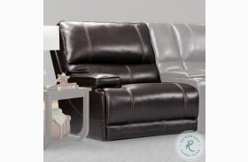 Whitman Verona Coffee Cordless LAF Power Recliner with Power Headrest