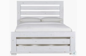 Willow Distressed White Slat Bedroom Set From Progressive Furniture Coleman Furniture