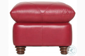 Sara Cherry Italian Leather Ottoman