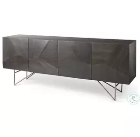Darwin Dark Brown 4 Door Sideboard