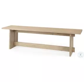 Aida Light Brown Bench