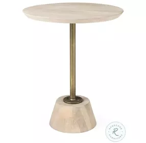 Maxwell Light Brown Wood Side Table