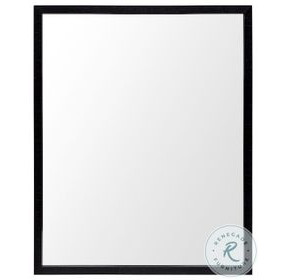 Bristol Black 26" x 32" Vanity Mirror