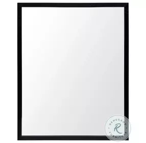 Bristol Black 26" x 32" Vanity Mirror