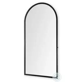 Giovanna Black Metal 24" x 49" Vanity Mirror