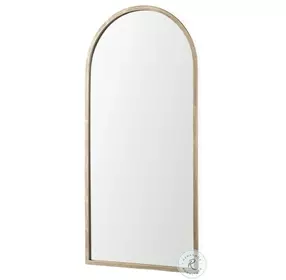 Giovanna Gold Metal 24" x 49" Vanity Mirror