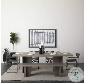 Konstantin Medium Brown Live Edge Rectangular Dining Room Set