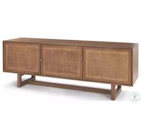 Grier Medium Brown Cane Media Console