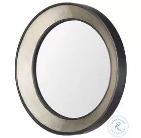 Ovallas Champagne 22" Round Mirror