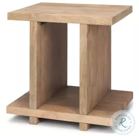 Nohr Light Brown Accent Table