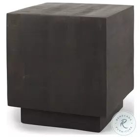 Hayden Dark Brown Wood Side Table