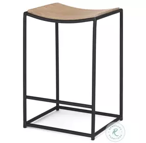 Taniel Light Brown Wood Counter Height Stool