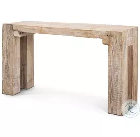McArthur Whitewash Reclaimed Wood Console Table
