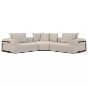Warner Oatmeal 3 Piece LAF Sectional