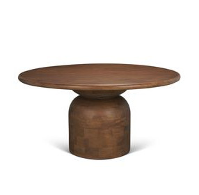 Atlas Medium Brown 60" Round Dining Table