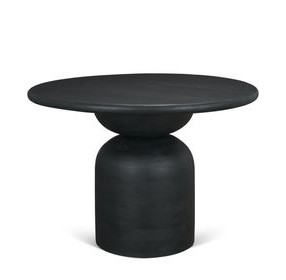 Atlas Black 42" Round Dining Table