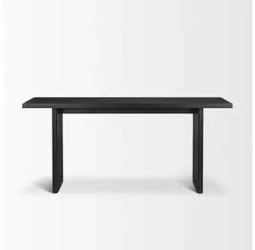 Grier Black 65" Console Table