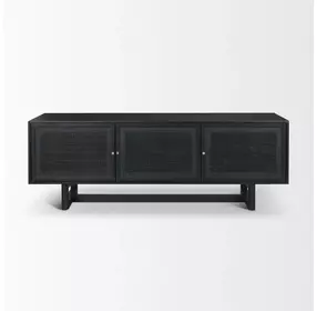 Grier Black 65" Media Console
