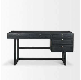 Grier Black 60" Office Desk