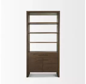 Belford Brown 2 Door Shelving Unit