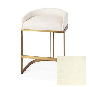 Hollyfield II Cream Upholstered Counter Height Stool