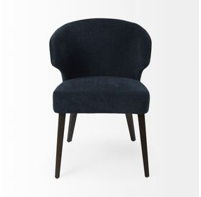Niles Navy Upholstered Dining Chair