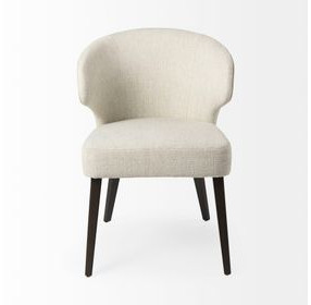 Niles Cream Performance Fabric Dining Chair