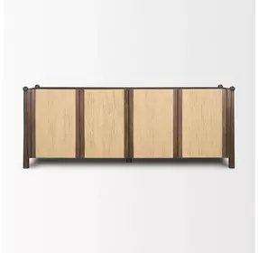 Bondi Dark Brown 4 Door Sideboard