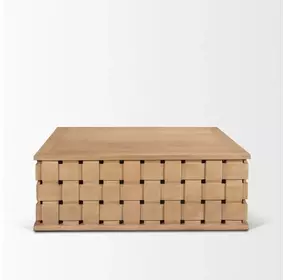 Trellyn Light Brown Square Coffee Table