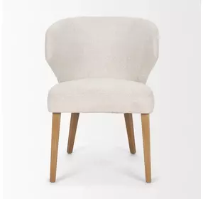 Niles Cream Upholstered Dining Chair