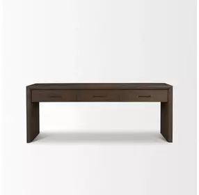 Belford Dark Brown Rectangular Console Table