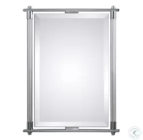 Adara Polished Chrome Mirror