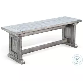 Sagewyn Alpine Gray 48" Dining Bench