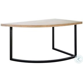 Curve Point Natural 48" Round Dining Table