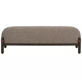 Wren Gellar Earth Upholstered Bed Bench