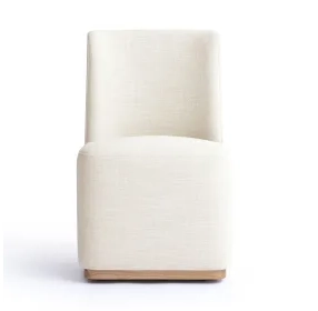 Melissa Cream Performance Fabric Upholstered Dining Chair