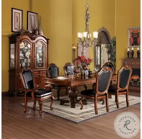 Chateau De Ville Cherry Extendable Rectangular Dining Room Set