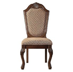 Chateau De Ville Beige Upholstered Side Chair Set of 2