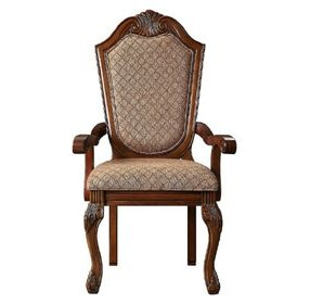 Chateau De Ville Beige Upholstered Arm Chair Set of 2