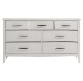 Andover White 7 Drawer Dresser