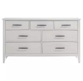 Andover White 7 Drawer Dresser
