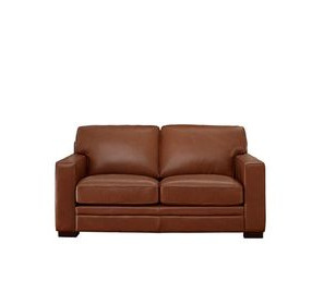 Langston Nutmeg Leather 69" Loveseat
