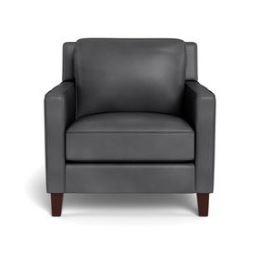 Arden Quartz Leather Upholstered Accent Chair