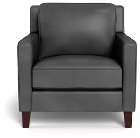 Arden Quartz Leather Upholstered Accent Chair